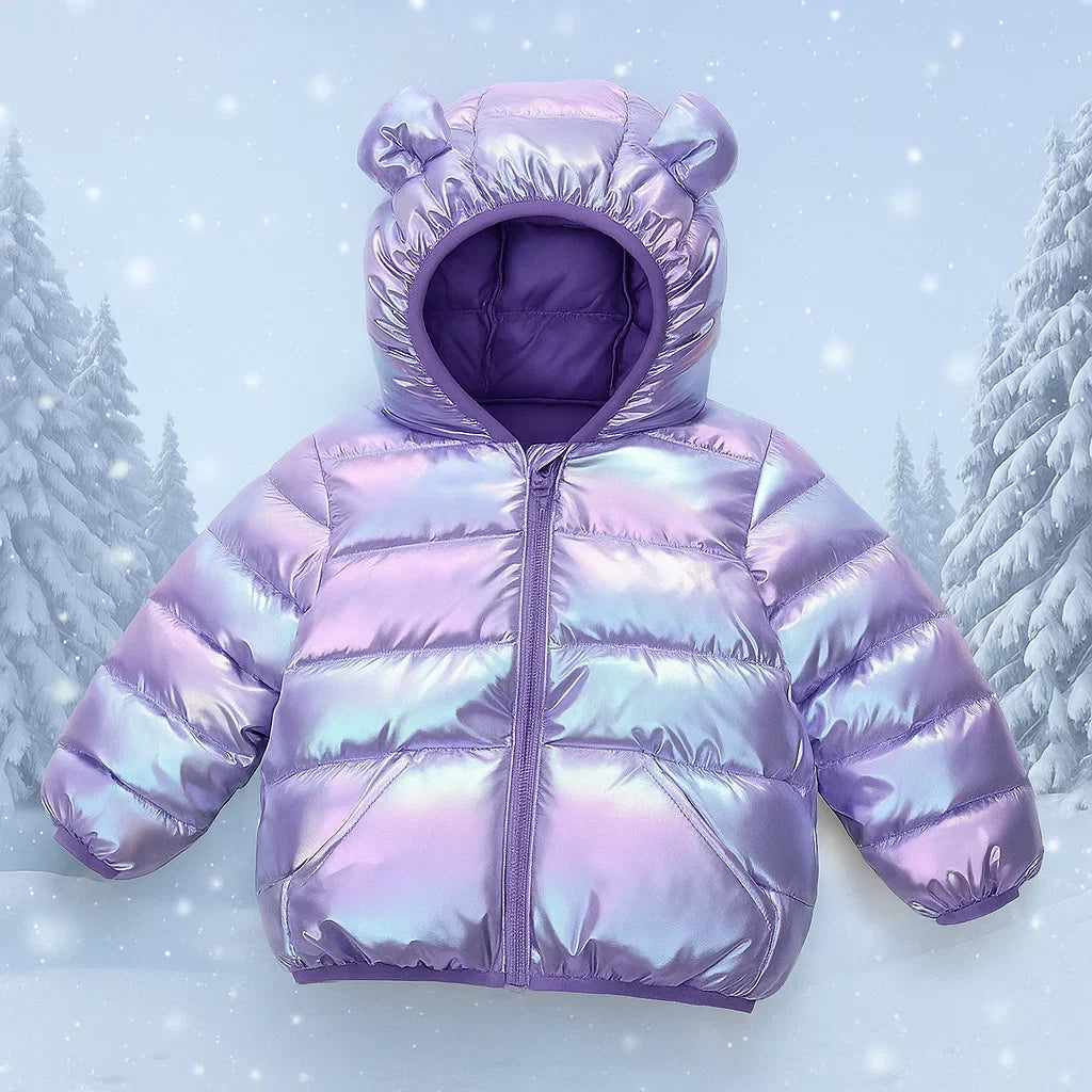 CuddleCoat – Tykk vattert jakke med bjørnehette