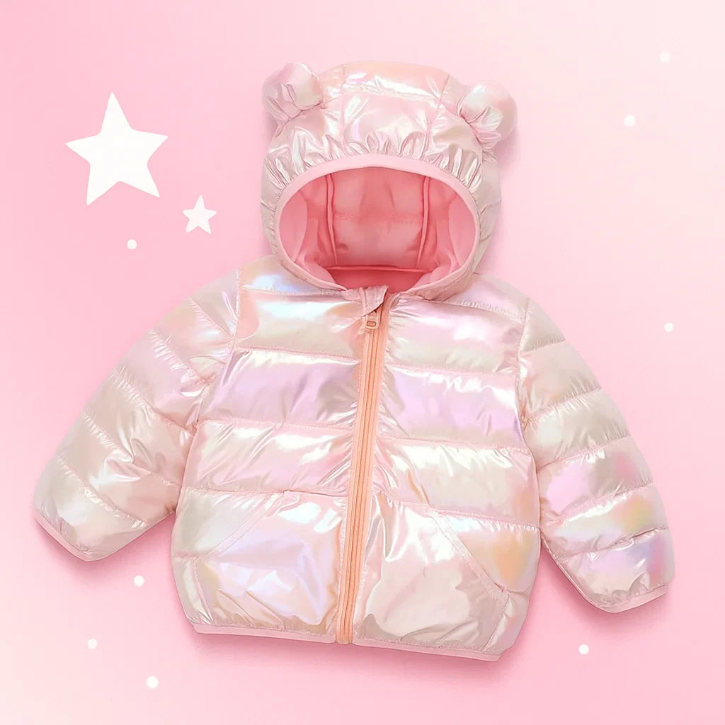 CuddleCoat – Tykk vattert jakke med bjørnehette