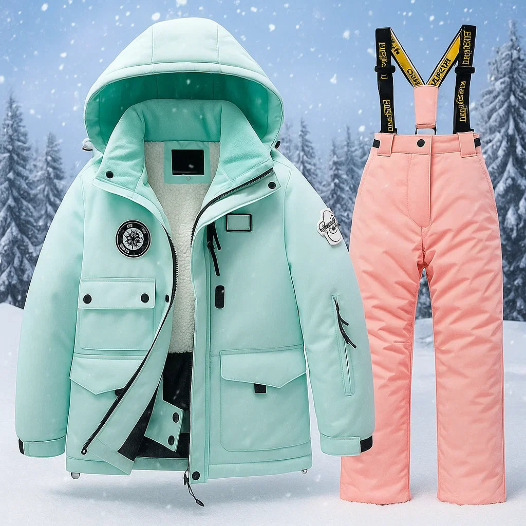 GlacierFit – Pustende og beskyttende vanntett – Skidress med fleecefôr