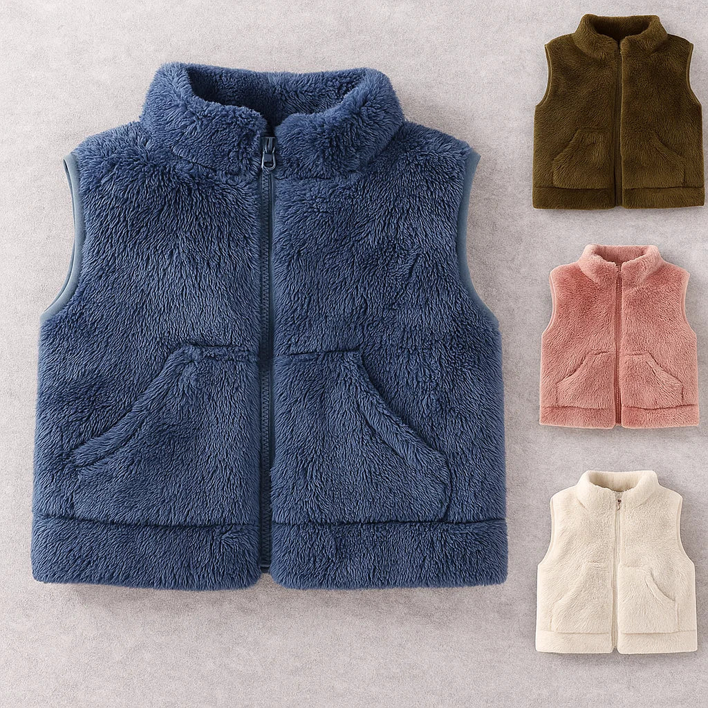 MiniWarm – Lett og isolerende - vest med tykkere fleecefôr