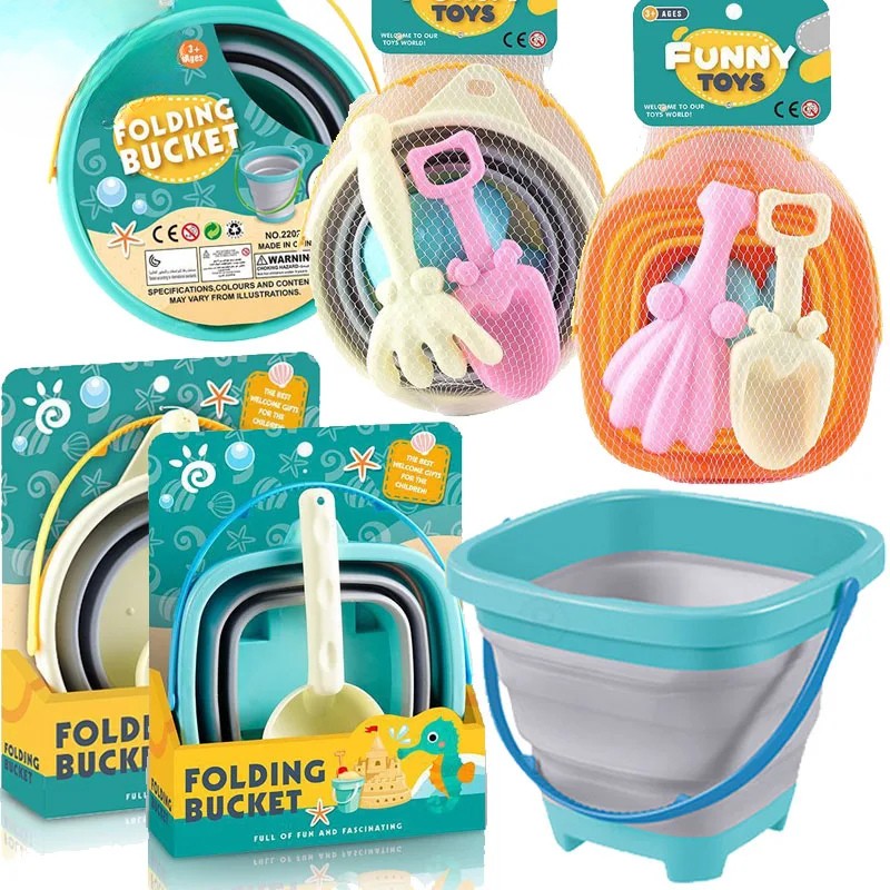 Foldable Beach Toys – Sommerlig sandmoro – Strandsett Barn