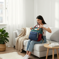 Thumbnail for TravelNest – Alltid et hvilested – 2-i-1 bleieveske med babyseng