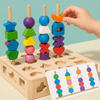 Woods - Oppmuntre til kreativitet og forbedre ferdigheter - fargerikt Montessori-puslespill