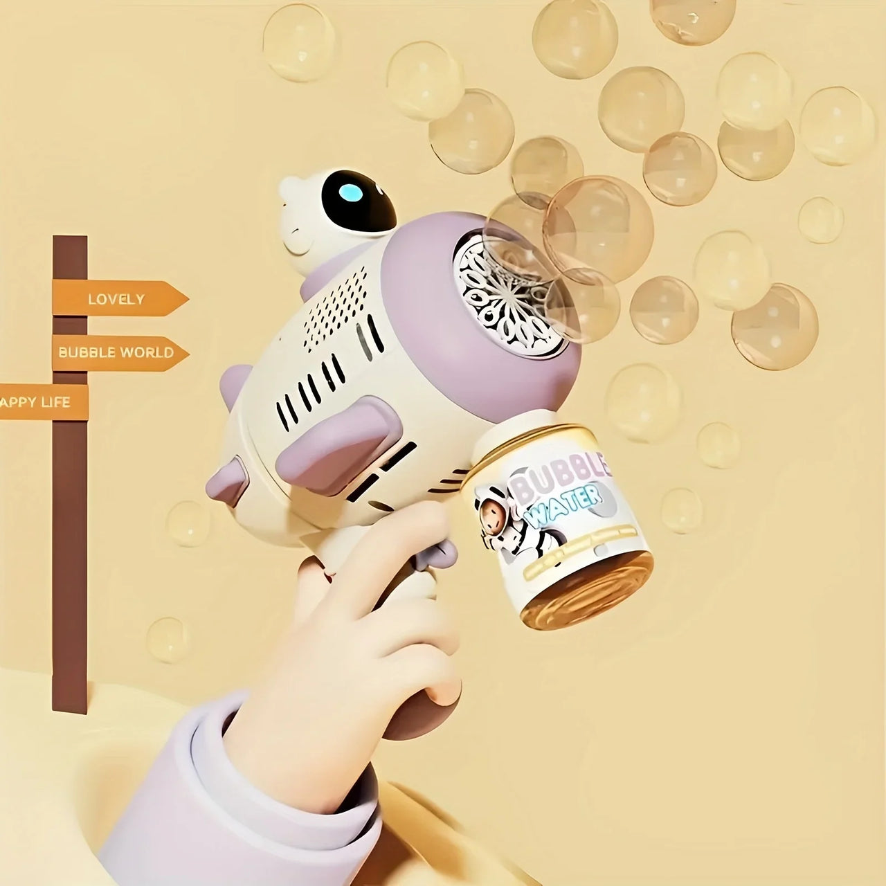 Spaceman Bubble Blaster - Boblepistol - Såpebobleromskip