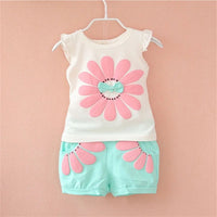 Thumbnail for Mini Fashion - Sommersett i bomull - shorts og t-skjorte