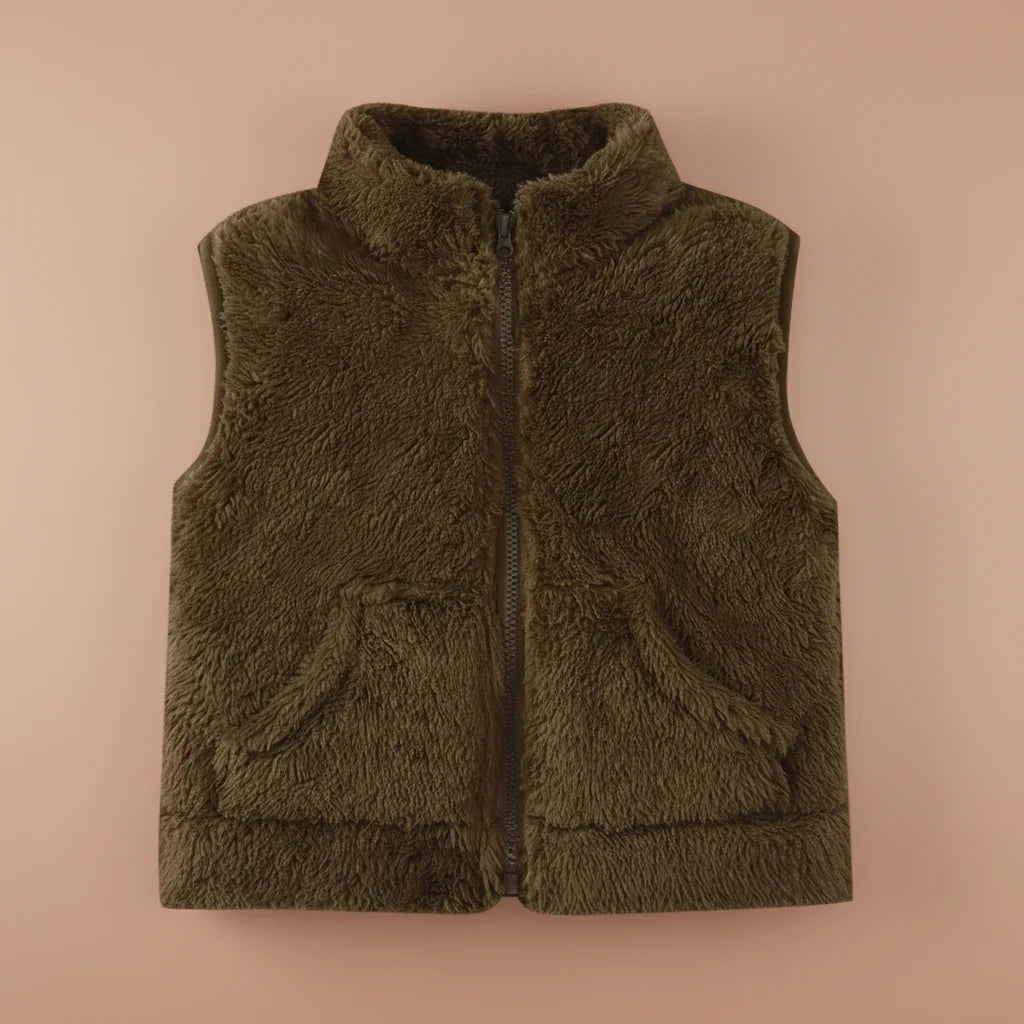 MiniWarm – Lett og isolerende - vest med tykkere fleecefôr