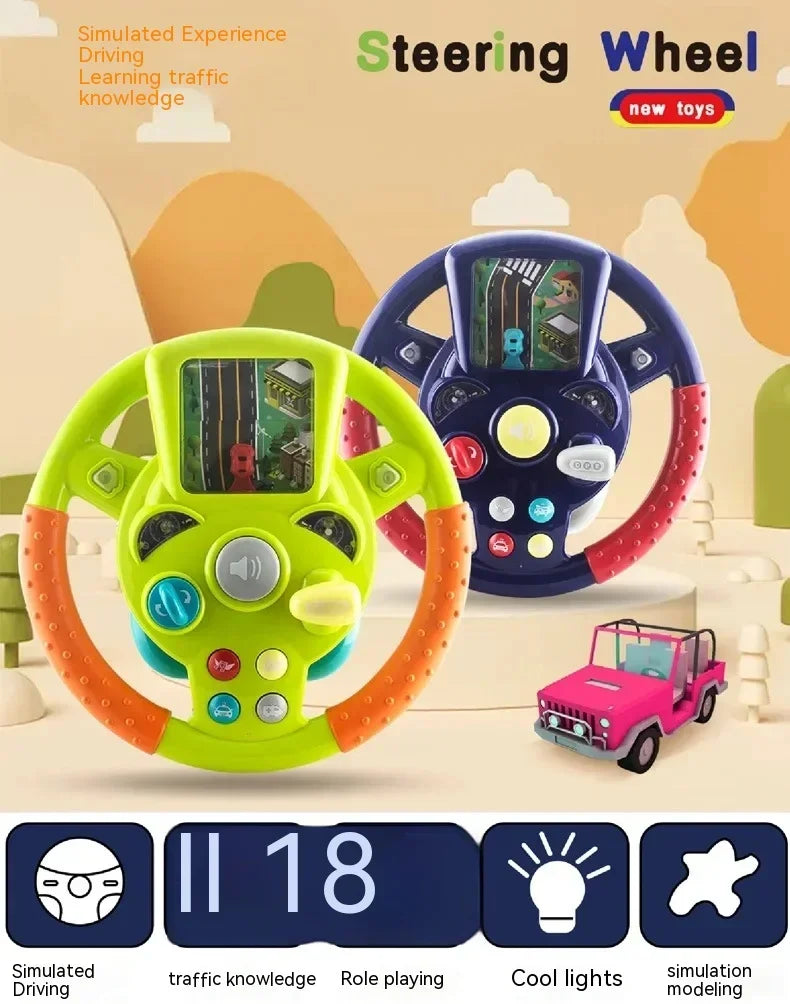 Toy Steering Wheel - Aktivitetsratt - Lekeratt