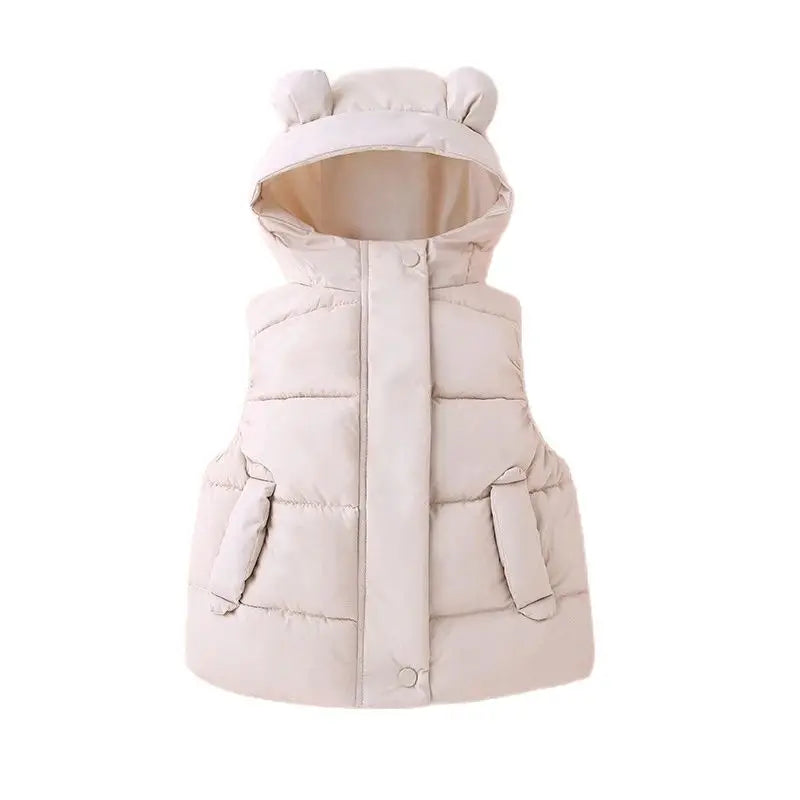 Mini Fashion - Varm og moteriktig - Boblevest med hette