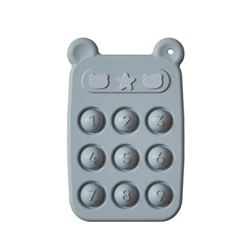 Fidget Toy - Bidering og leke i ett - Fidget-telefon i silikon