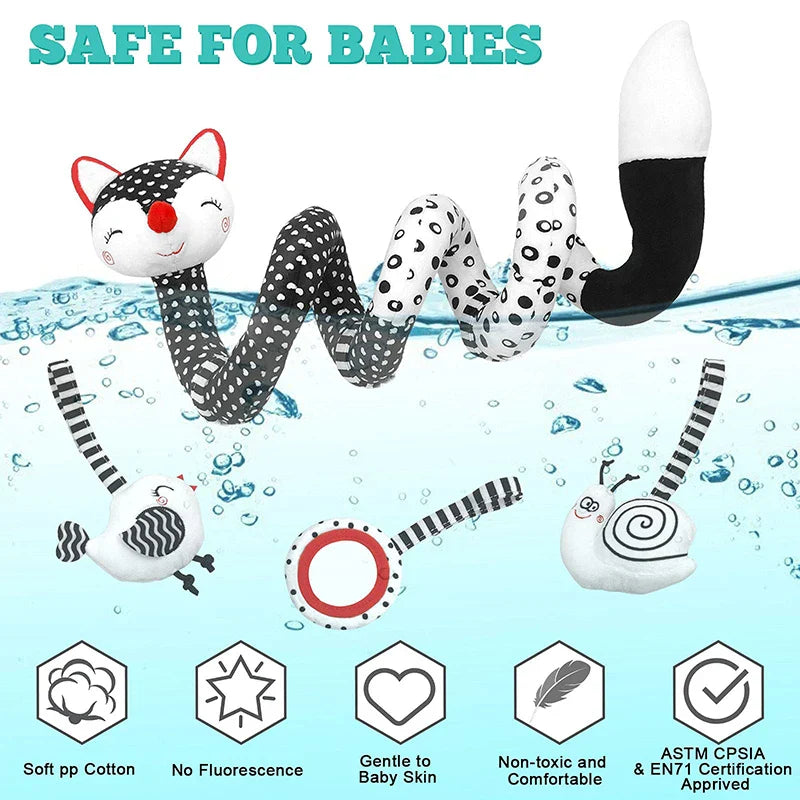 Baby Spiral Toy - Leker for bilseter og barnevogner