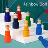 Rainbow Puzzle – Fargerik og kreativ - Sorteringsleker i tre