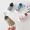 Mini Fashion - Blokkert mønster - Fleksibel slip-on-sko