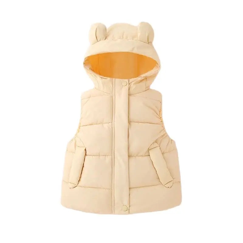 Mini Fashion - Varm og moteriktig - Boblevest med hette