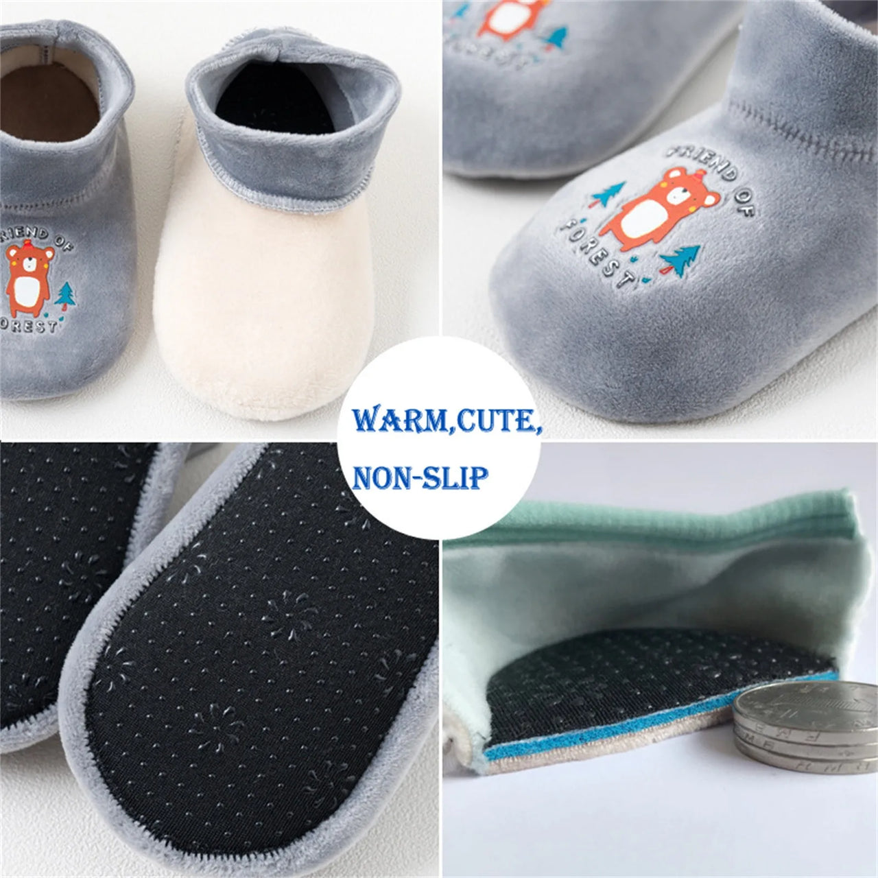 Mini Fashion - sklisikkert design - barnesokksko