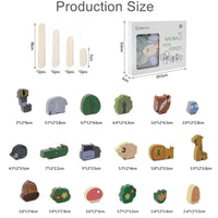 Thumbnail for Animal Stackers™ - Smal stabling - Stable leker med dyr i tre