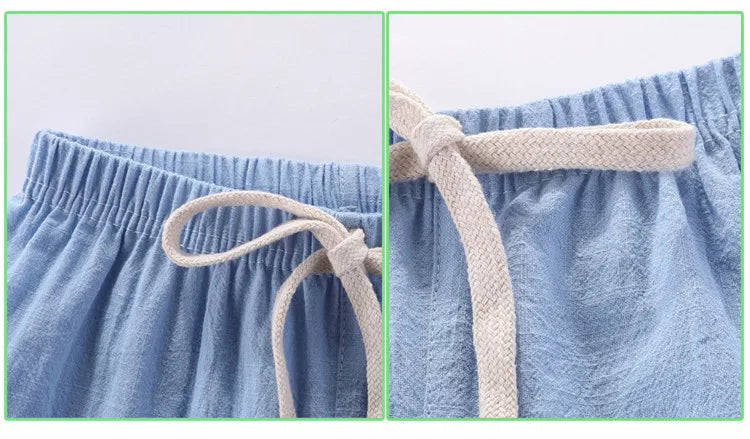 Mini Fashion - Hurtigtørkende materialer - Short i bomull og lin