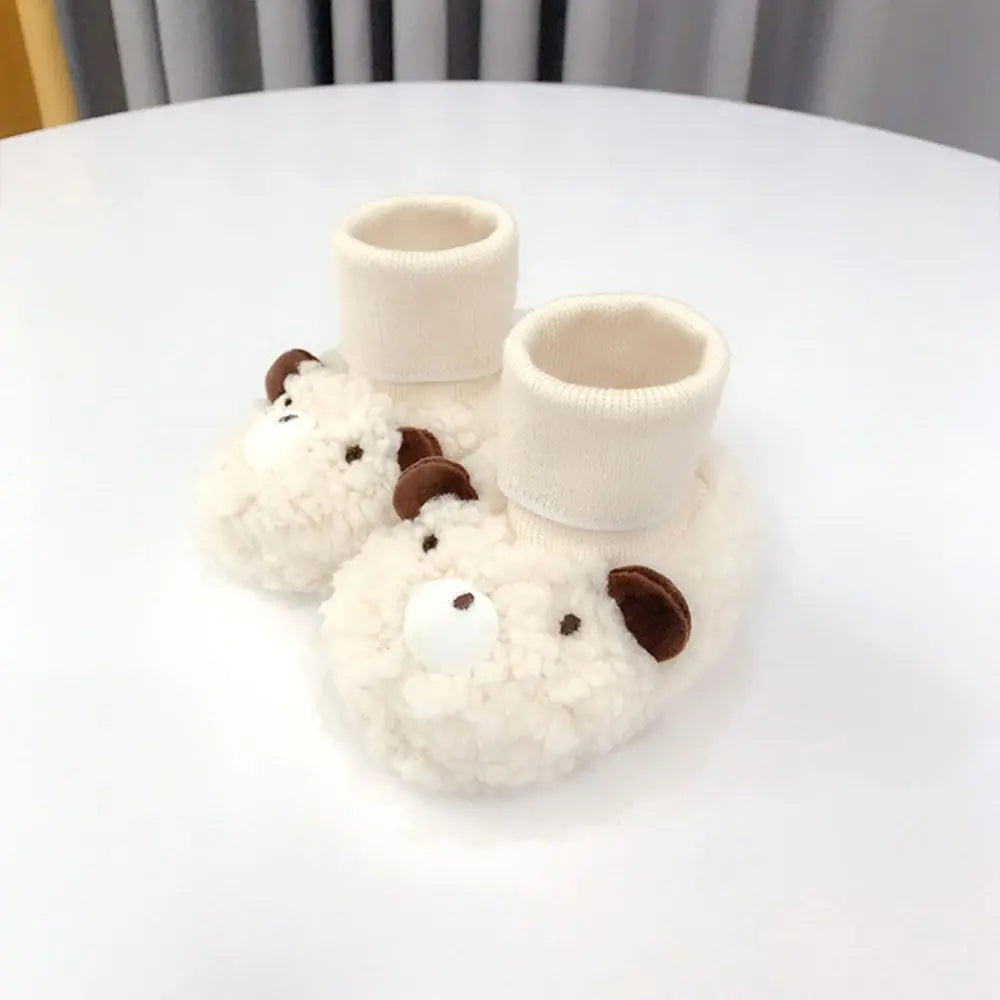Mini Fashion - Søte bjørnemotiv - Babysko