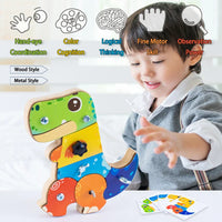 Thumbnail for Dino Screwdriver Board - Sensoriske leker - utvikler ferdigheter