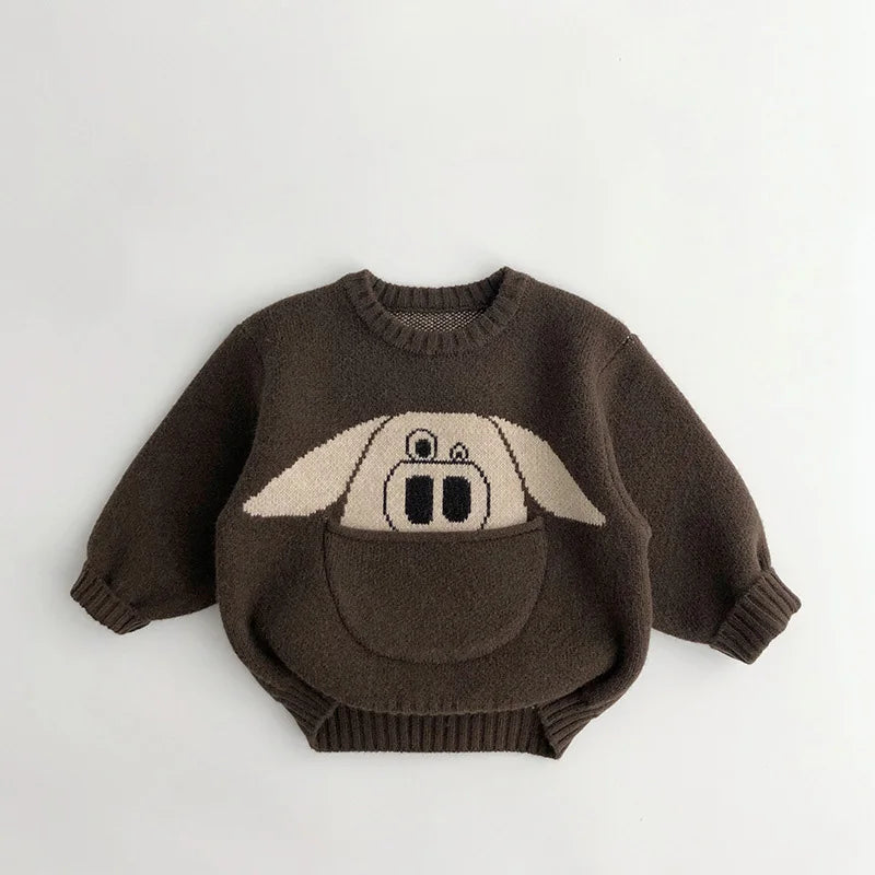 Mini Fashion - Søt genser med kult dyremotiv - Myk og deilig
