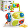 Montessori Busy Cube™ – Praktisk på farten - Sensorisk kube