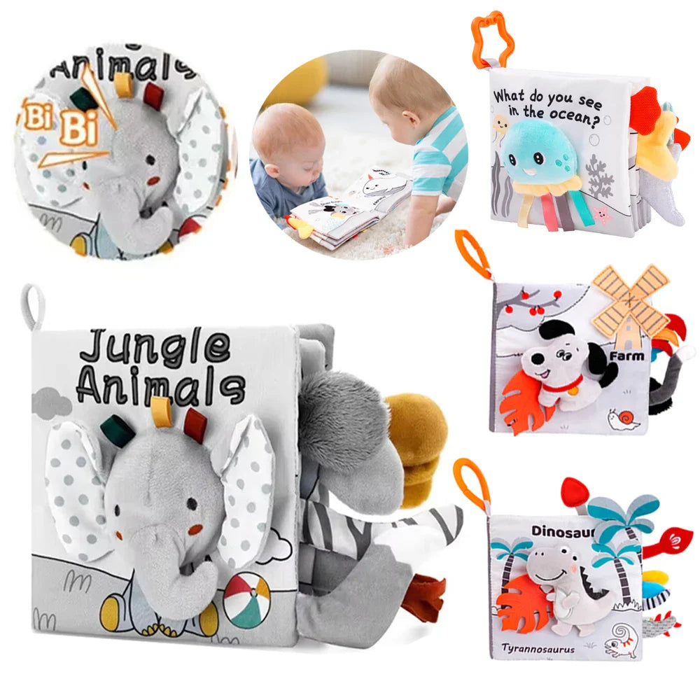 Soft Sensory Book – Kjenn og oppdag - Babyhefte
