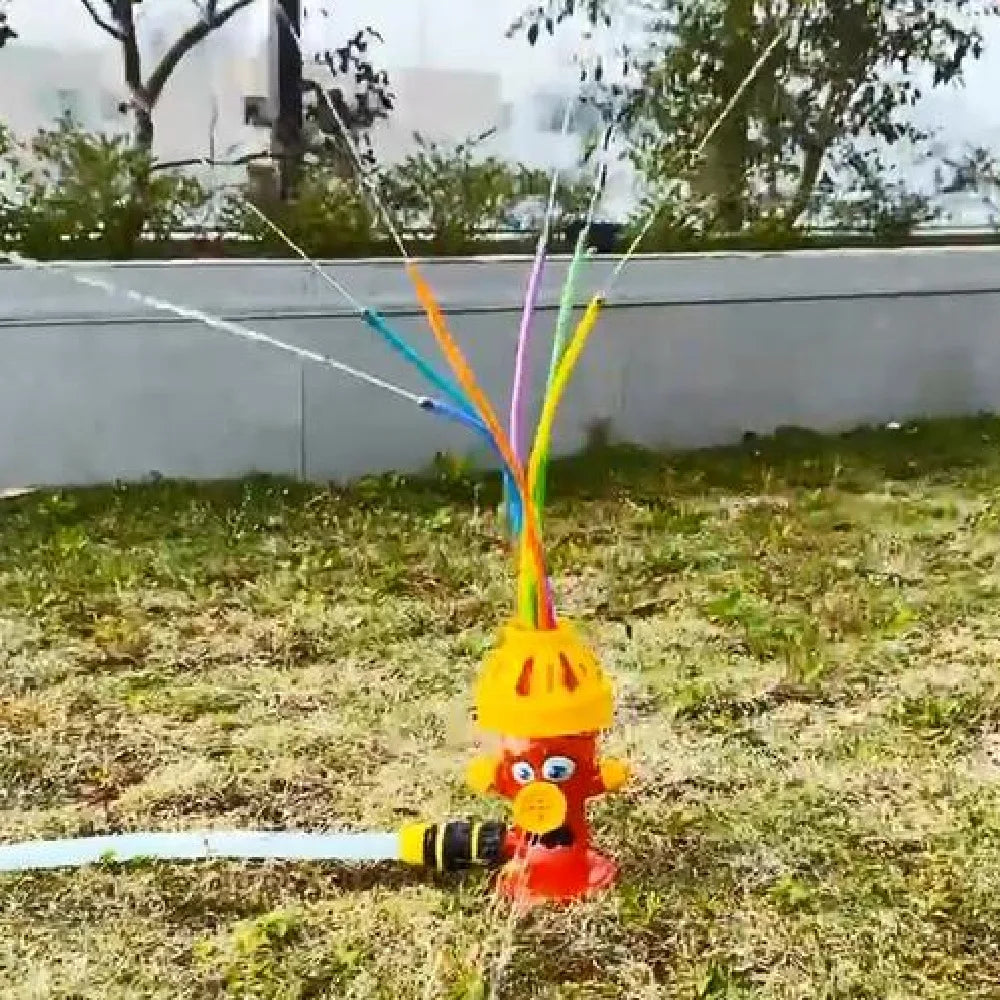 Cartoon Hydrant - Vannfest i hagen - Lekfull fontene