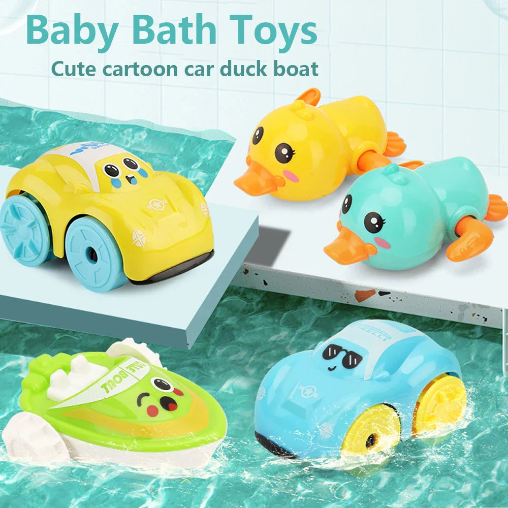 Bath Buddies - Badeleker for barn - opptrekkbar leke