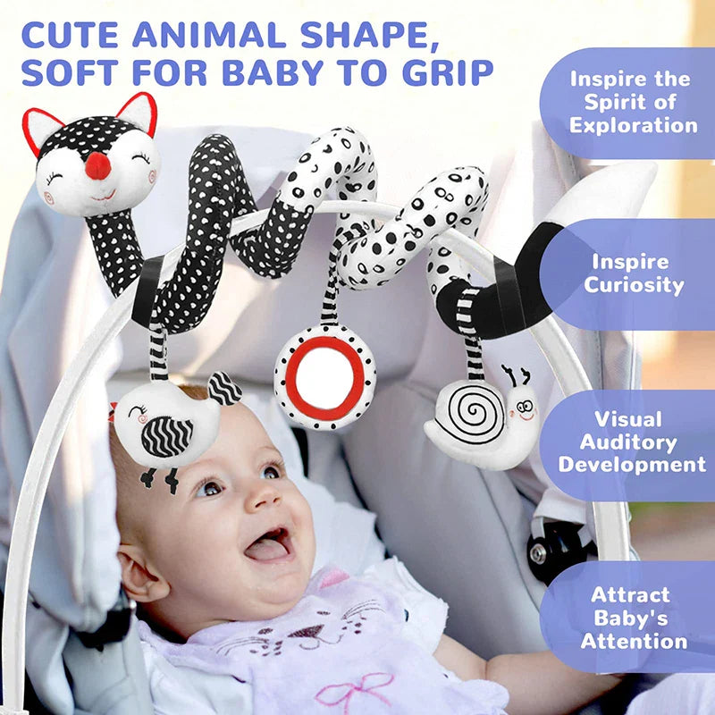 Baby Spiral Toy - Leker for bilseter og barnevogner