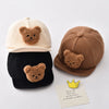 Mini Fashion - Tøff og søt – Corduroy barnecap med bjørn