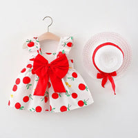 Thumbnail for Mini Fashion – Søt og sommerlig – Fruktkjole (inkluderer GRATIS stråhatt)