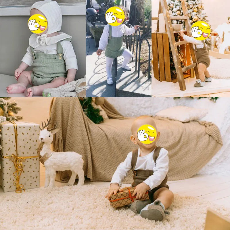 Mini Fashion - Søt strikket baby-omper