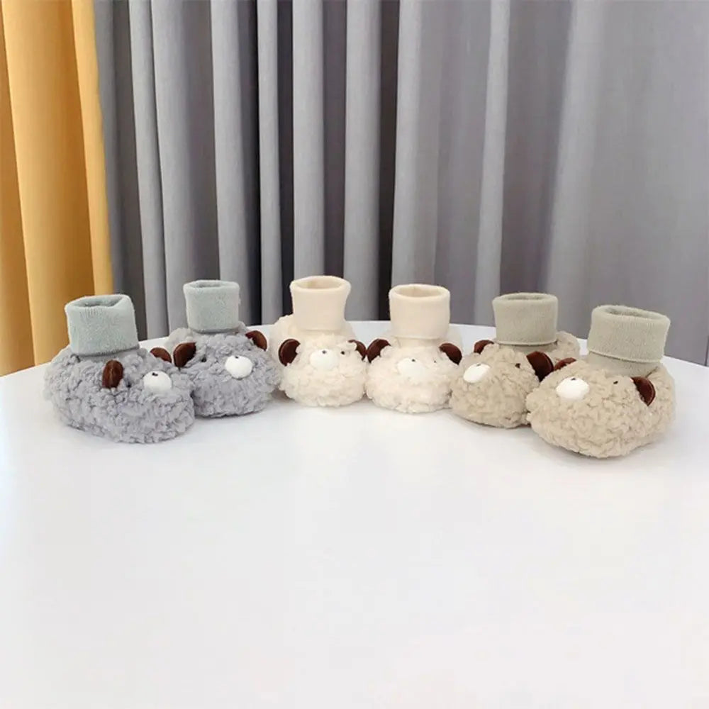 Mini Fashion - Søte bjørnemotiv - Babysko