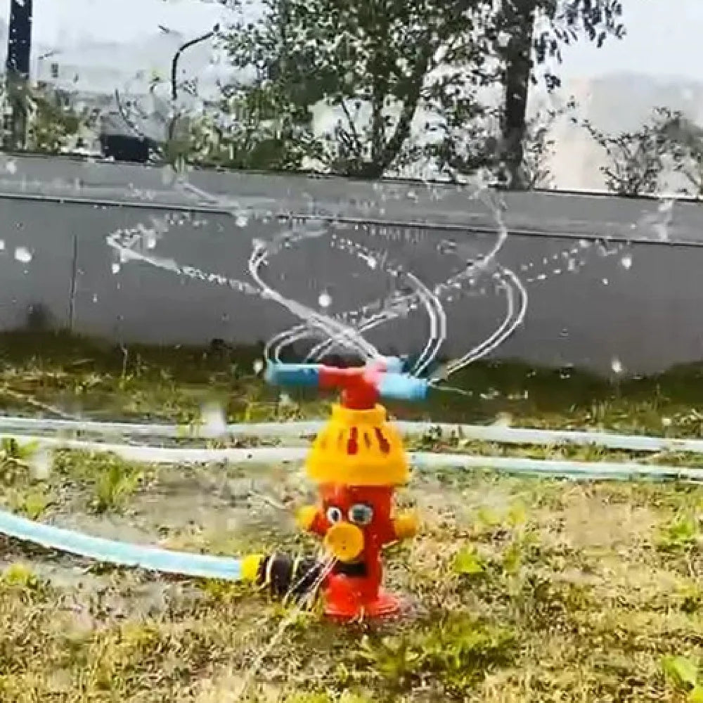 Cartoon Hydrant - Vannfest i hagen - Lekfull fontene