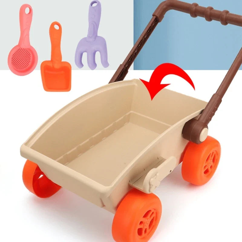 Beach Cart Set – Sommerlig sandmoro – Strandspillsett
