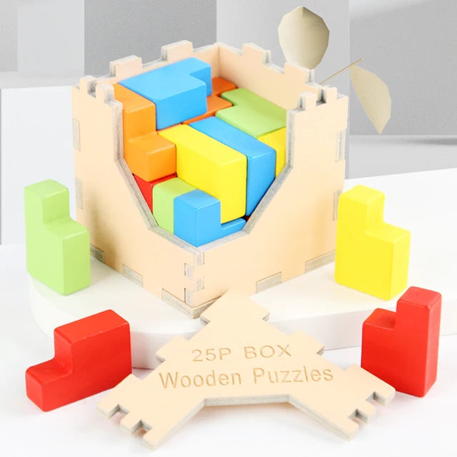 Woods - Tren hjernen - 3D Tetris puslespill