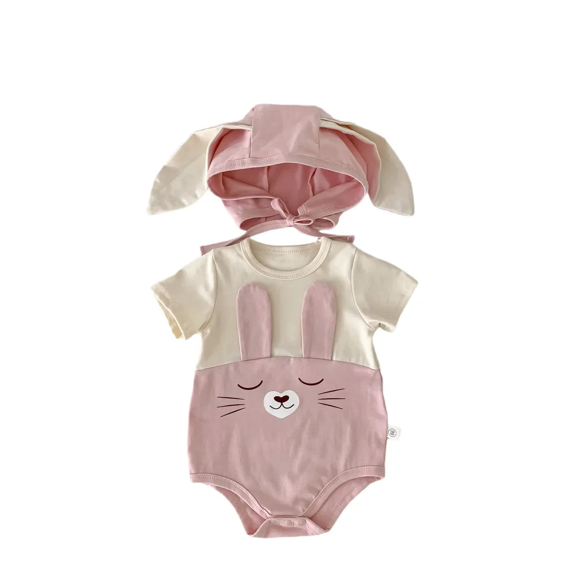 Mini Fashion - Komfortabel bomullsdrakt - søtt kanindesign