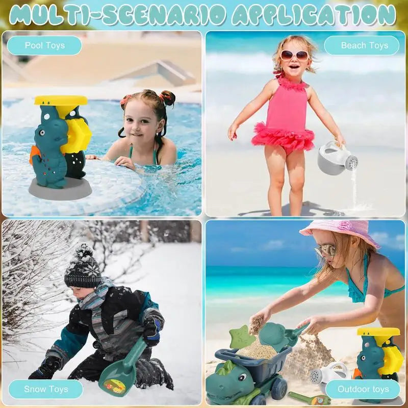 Beach Dino Set – Bygg slottet ditt - Dinotruck-stranden