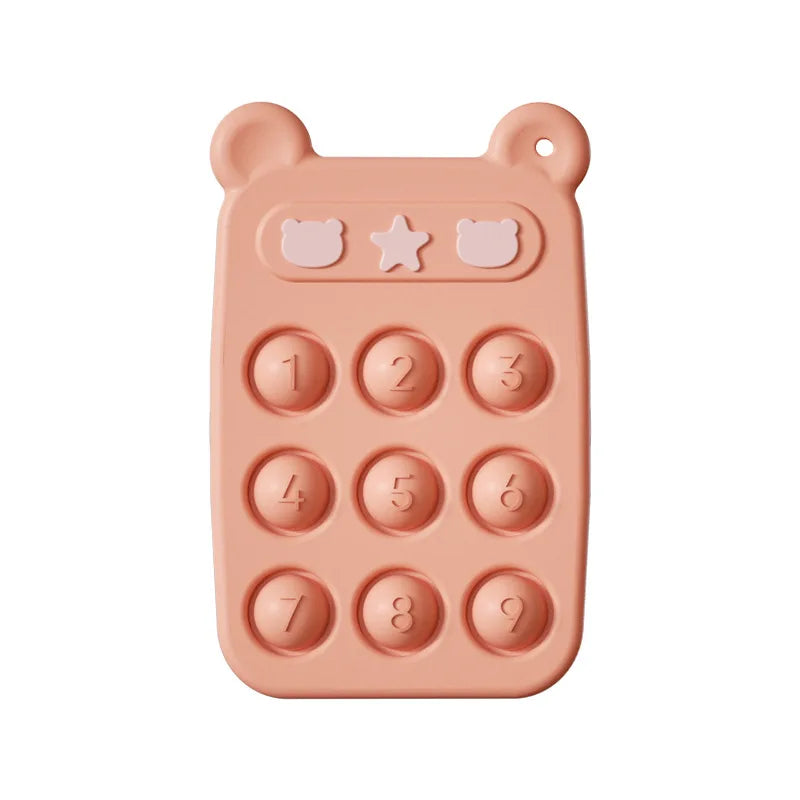 Fidget Toy - Bidering og leke i ett - Fidget-telefon i silikon