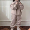 Mini Fashion - Fleece joggedress med glidelås