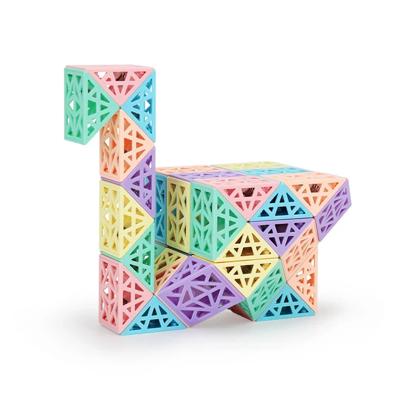 Snake Cube Set - Bygg, snu og utforsk - Byggeklosser