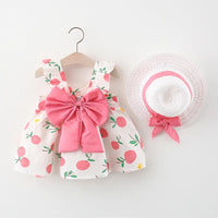 Thumbnail for Mini Fashion – Søt og sommerlig – Fruktkjole (inkluderer GRATIS stråhatt)