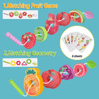 Thumbnail for Fruit Lacing Game – Finmotorikk - Leker med fruktperler
