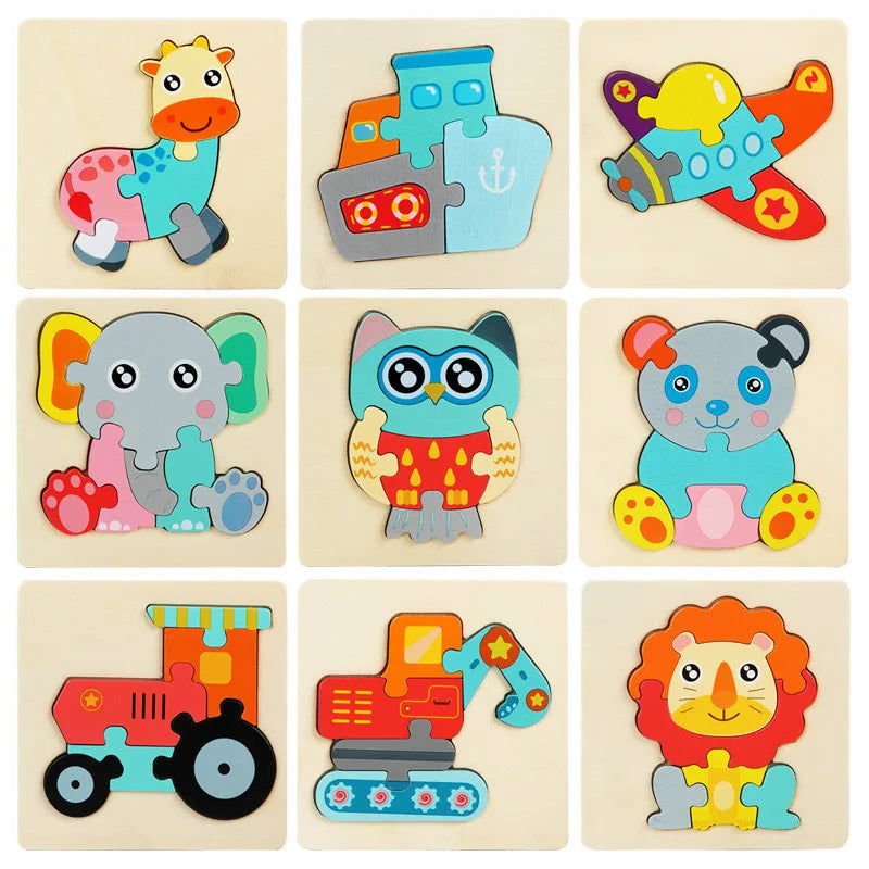 3D Wooden Puzzle - Puslespill - Fremmer utvikling