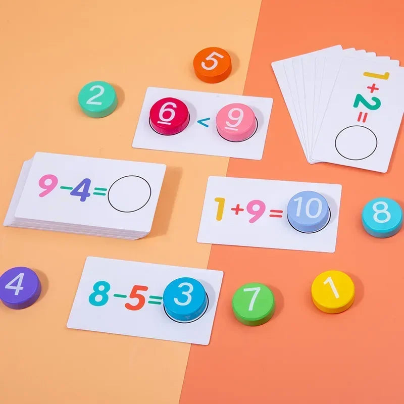 Math Tokens - Telle og Regne - Mattekort til barn