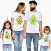 Mini Fashion - Familiematching - Avokado T-skjorte hvit