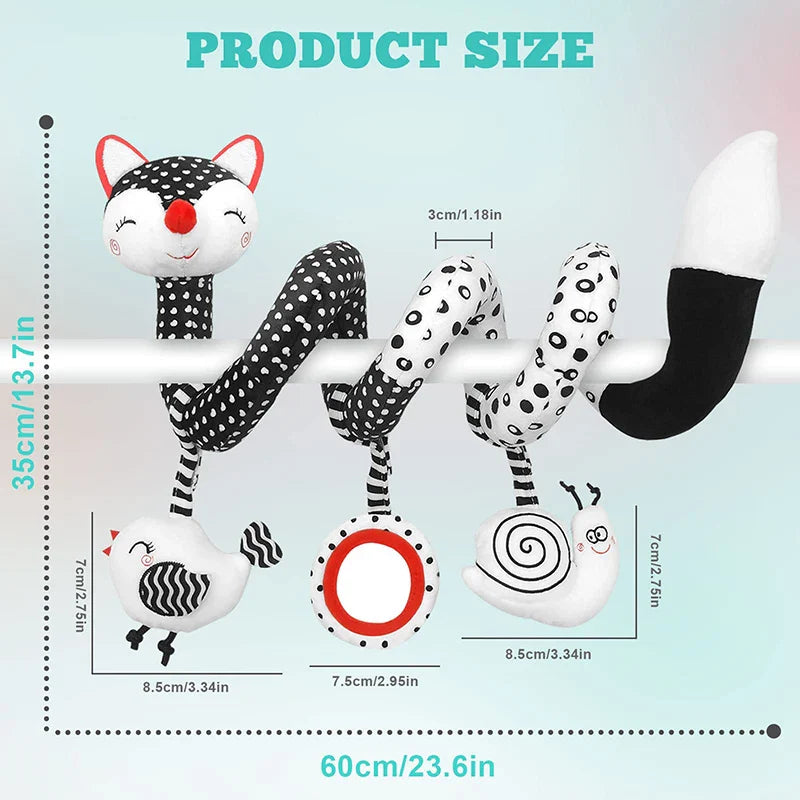 Baby Spiral Toy - Leker for bilseter og barnevogner