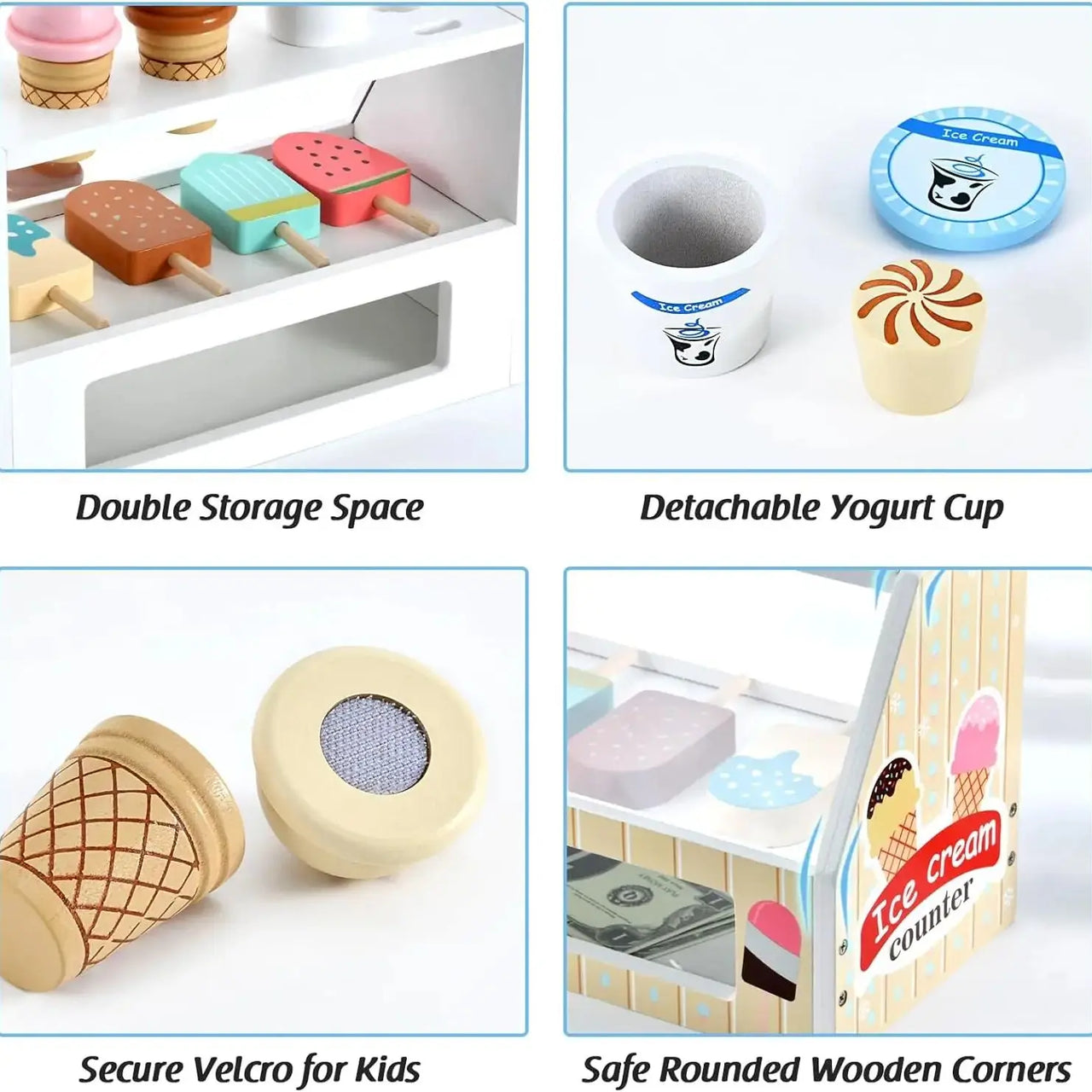 Ice Cream Playset - Kreativt og lærerikt - lekesett med iskrem