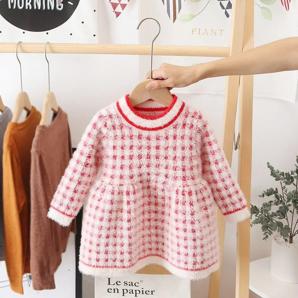 Mini Fashion - Fin og varm - Fleecekjole