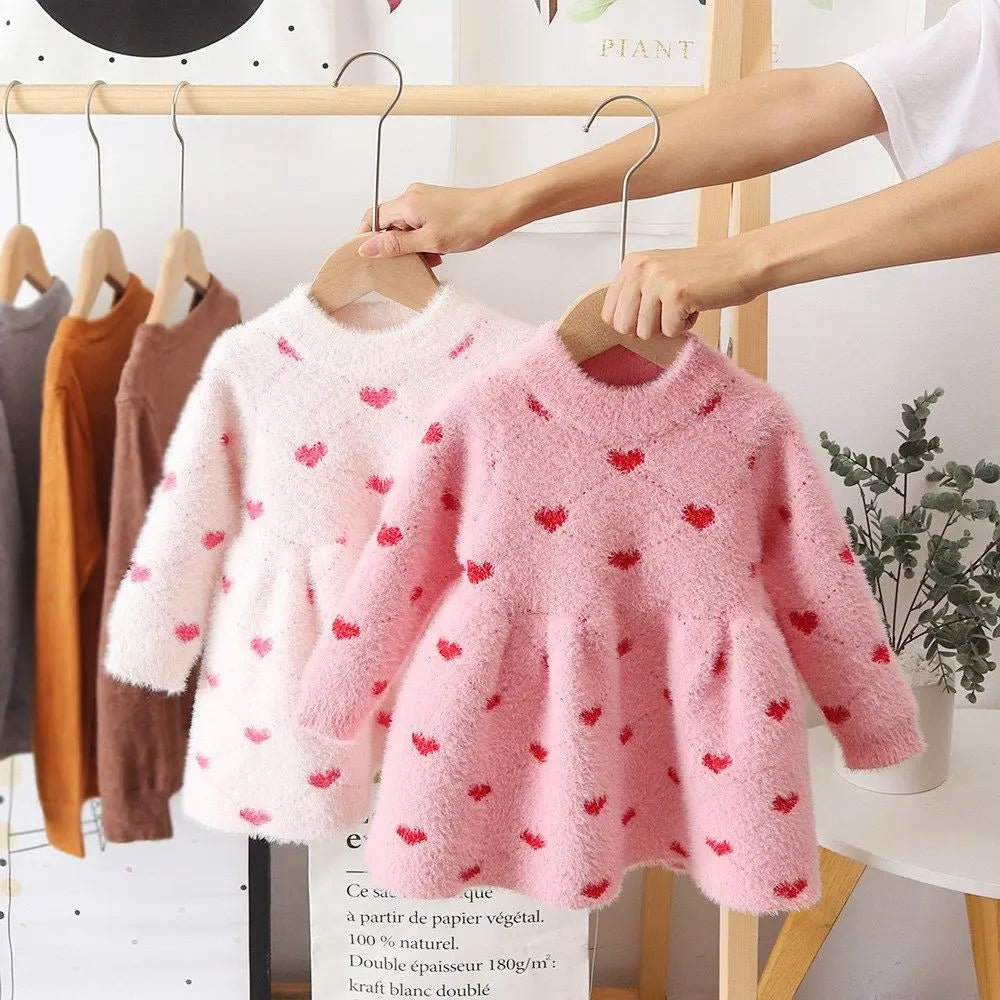 Mini Fashion - Fin og varm - Fleecekjole