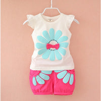 Thumbnail for Mini Fashion - Sommersett i bomull - shorts og t-skjorte